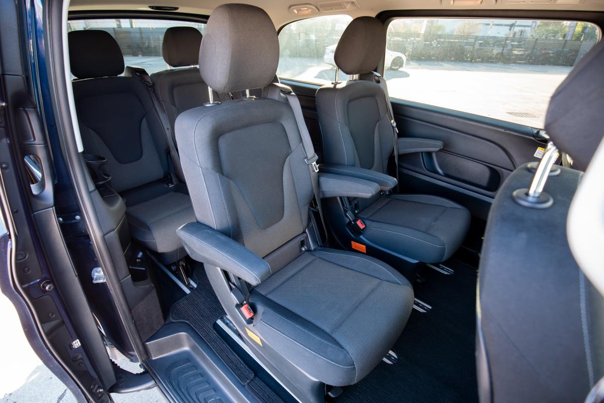 Mercedes-Benz V-Class cabin detail